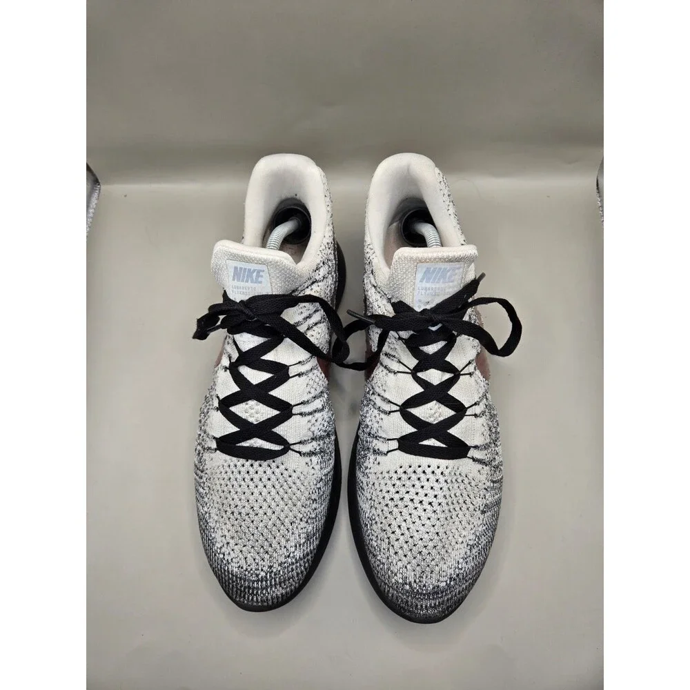 Nike LunarEpic Flyknit 2 Explorer Shoes Mens 11.5 White Running Athletic Sneaker